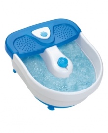 Your feet work hard to get you where you need to go. Reward them with a rejuvenating spa treatment, complete with bubbles, heat and three pedicure attachments for a positively pampering experience from heel to toe. One-year limited warranty. Model FB27.