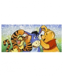 Even Eeyore's ears perk up as Winnie the Pooh (and Tigger too) share their adventures in David Willardson's limited-edition artwork. The longtime Disney artist's signature splatter livens an already-brilliant giclee print. Even Eeyore's ears perk up as Winnie the Pooh (and Tigger too) share their adventures in David Willardson's limited-edition artwork. The longtime Disney artist's signature splatter livens an already-brilliant giclee print.