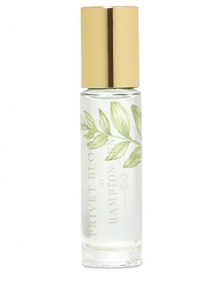 Hampton Sun's signature fragrance is a delicate scent that captures the purity and elegance of summer in the Hamptons, with a fresh and unique blend of sea spray, dune grass, blue plum and the captivating privet blossom. The new handbag-friendly size is perfect for travel, a mid-day pick-me-up, or whenever you need your scent on the go. 0.03 oz. Hampton Sun's signature fragrance is a delicate scent that captures the purity and elegance of summer in the Hamptons, with a fresh and unique blend of sea spray, dune grass, blue plum and the captivating privet blossom. The new handbag-friendly size is perfect for travel, a mid-day pick-me-up, or whenever you need your scent on the go. 0.03 oz.