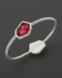 Faceted doublets of clear quartz and mother-of-pearl add bold sparkle to sterling silver. From the Bedrock collection by Ippolita. Faceted doublets of clear quartz and mother-of-pearl add bold sparkle to sterling silver. From the Bedrock collection by Ippolita.