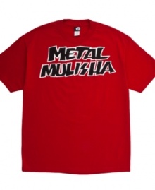 Loud and proud. This Metal Mulisha tee leverages a large graphic for a big, bold statement. Loud and proud. This Metal Mulisha tee leverages a large graphic for a big, bold statement.