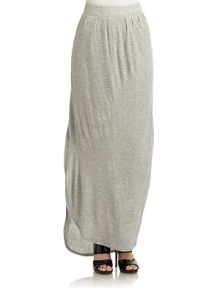 THE LOOKElastic waistGentle ruchingSide ventsTHE FITAbout 45 from waist to hemTHE MATERIALModalFully linedCARE & ORIGINMachine washImportedModel shown is 5'10 (177cm) wearing US size Small. THE LOOKElastic waistGentle ruchingSide ventsTHE FITAbout 45 from waist to hemTHE MATERIALModalFully linedCARE & ORIGINMachine washImportedModel shown is 5'10 (177cm) wearing US size Small.