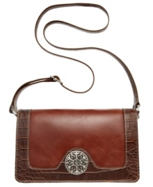 Practical and undeniably posh, this compact yet surprisingly spacious crossbody from Giani Bernini is the ultimate daytime accessory. Crafted in supple, glazed leather with croc-embossed trim and signature hardware, it's easy to understand why this design is so essential for the season. Practical and undeniably posh, this compact yet surprisingly spacious crossbody from Giani Bernini is the ultimate daytime accessory. Crafted in supple, glazed leather with croc-embossed trim and signature hardware, it's easy to understand why this design is so essential for the season.