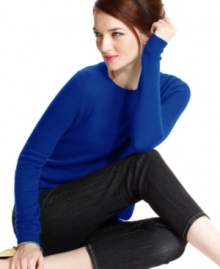 Charter Club's petite cashmere sweater comes in go-with-anything colors! Match it with khakis or jeans for style that is effortlessly luxe. Charter Club's petite cashmere sweater comes in go-with-anything colors! Match it with khakis or jeans for style that is effortlessly luxe.