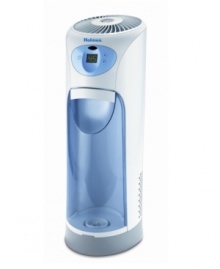 Running up to 36 hours, this tower humidifier, with programmable humidistat and run-time, brings a fresh perspective to your space. Armed with anti-microbial protection and a filter treated with Arm & Hammer Baking Soda to rid the room of germs, bacteria and stale air. 3-year warranty. Model HM630-U.