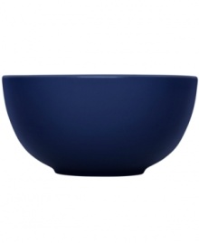 With a minimalist design and unparalleled durability, the Teema serving bowl makes preparing and serving meals a cinch. Featuring a sleek profile in glossy blue porcelain by Kaj Franck for Iittala. With a minimalist design and unparalleled durability, the Teema serving bowl makes preparing and serving meals a cinch. Featuring a sleek profile in glossy blue porcelain by Kaj Franck for Iittala.