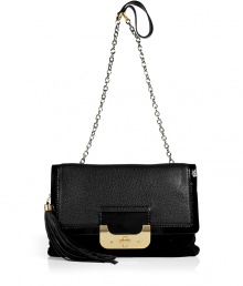 A clutch version of must-have Harper bag, this Diane von Furstenberg bag will update your cocktail-ready look - Front flap with turn-lock closure, tassel detail, shoulder strap with chain detail, back logo detail - Pair with a flirty frock and heels A clutch version of must-have Harper bag, this Diane von Furstenberg bag will update your cocktail-ready look - Front flap with turn-lock closure, tassel detail, shoulder strap with chain detail, back logo detail - Pair with a flirty frock and heels