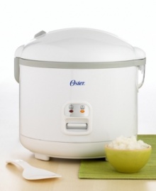 A rice cooker and a steamer in one convenient package! This useful rice cooker not only cooks up to 10 perfect cups of rice, it also includes a steaming tray to cook vegetables or dumplings for a complete meal prepared in a single unit. One-year warranty. Model 4715. A rice cooker and a steamer in one convenient package! This useful rice cooker not only cooks up to 10 perfect cups of rice, it also includes a steaming tray to cook vegetables or dumplings for a complete meal prepared in a single unit. One-year warranty. Model 4715.