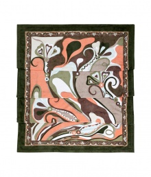Luxuriate in the sun with this retro-chic Pucci-printed towel - Multicolor geometric print cotton towel, solid border - Perfect for poolside style or beach-ready fun in the sun Luxuriate in the sun with this retro-chic Pucci-printed towel - Multicolor geometric print cotton towel, solid border - Perfect for poolside style or beach-ready fun in the sun