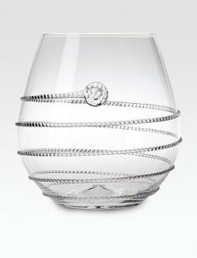 Decorative threading winds around the circumference of a stemless, mouthblown glass design for a look that's both traditional and modern.From the Amalia collectionHandmade, signed by the artist18 oz. capacity4HDishwasher safeImported Decorative threading winds around the circumference of a stemless, mouthblown glass design for a look that's both traditional and modern.From the Amalia collectionHandmade, signed by the artist18 oz. capacity4HDishwasher safeImported