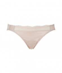 Vintage-inspired styling informs these coquettish briefs from Stella McCartney - Lace-detailed waistband and pinktuck detailing at hips - Perfect under any outfit, or pair with a matching bra for stylish lounging Vintage-inspired styling informs these coquettish briefs from Stella McCartney - Lace-detailed waistband and pinktuck detailing at hips - Perfect under any outfit, or pair with a matching bra for stylish lounging