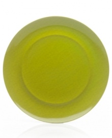 Forever spring. The color of bright new leaves, this vibrant charger plate adds another layer of freshness to tables set with Mikasa's Daylight dinnerware. Dishes in this set are durable and stylish in porcelain with a uniquely sloped rim and raised interior. Forever spring. The color of bright new leaves, this vibrant charger plate adds another layer of freshness to tables set with Mikasa's Daylight dinnerware. Dishes in this set are durable and stylish in porcelain with a uniquely sloped rim and raised interior.