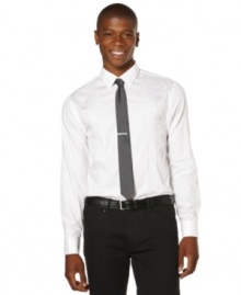 Liven up your button front collection with this cool style paisley shirt by Perry Ellis. Liven up your button front collection with this cool style paisley shirt by Perry Ellis.