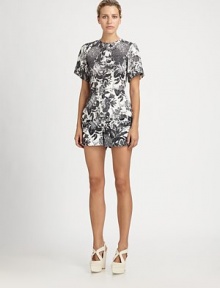 A beautiful, painterly floral print dresses up this silky style.Self waistbandZip flySide slash pocketsBack welt pocketsInseam, about 3ViscoseDry cleanImportedModel shown is 5'10 (177cm) wearing US size 4. A beautiful, painterly floral print dresses up this silky style.Self waistbandZip flySide slash pocketsBack welt pocketsInseam, about 3ViscoseDry cleanImportedModel shown is 5'10 (177cm) wearing US size 4.