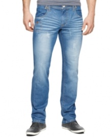 Flip your cuffs and rock the contrast. These jeans from Triple Fat Goose are an instant update on your usual blues. Flip your cuffs and rock the contrast. These jeans from Triple Fat Goose are an instant update on your usual blues.