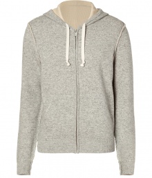 Perfect casual-cool this season in Michael Kors double-knit hoodie, finished with an ultra comfortable contrast knit interior - Drawstring hood with white ties, long sleeves, fine ribbed trim, reverse shoulder seams, slim straight fit - Pair with favorite jeans and old-school sneakers Perfect casual-cool this season in Michael Kors double-knit hoodie, finished with an ultra comfortable contrast knit interior - Drawstring hood with white ties, long sleeves, fine ribbed trim, reverse shoulder seams, slim straight fit - Pair with favorite jeans and old-school sneakers