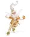 Give your home the golden touch with a new Mark Roberts fairy. A metallic suit, glittering wings and flexible features that allow for easy positioning make this large figurine a vision of whimsical splendor.