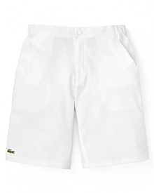 A premier athletic short with mesh panels at the inseam for enhanced breathability and maximum performance on and off the court. A premier athletic short with mesh panels at the inseam for enhanced breathability and maximum performance on and off the court.