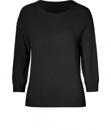 Finish your look on a sweet note with Marc by Marc Jacobs textural dot knit pullover - Round neckline, raglan 3/4 sleeves, fine ribbed trim - Loosely fitted - Wear with figure-hugging separates and statement chunky jewelry