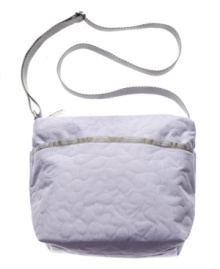 Get ready to take on the day with this quilted crossbody design from LeSportsac. This travel-ready style features a comfortable strap, adorable all-over quilting and conveniently placed pockets. Get ready to take on the day with this quilted crossbody design from LeSportsac. This travel-ready style features a comfortable strap, adorable all-over quilting and conveniently placed pockets.