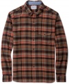 This Lucky Jean plaid shirt will add a stylish rugged edge to your look.