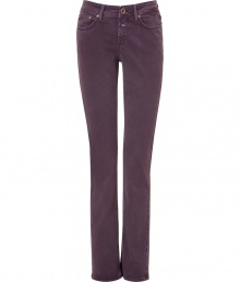 With a slim, straight leg, these pants from Closed are a must-have closet staple - Five-pocket styling, slim fit, straight leg - Style with a tee and ballet flats for casual-cool or with a silk blouse and heels for evening