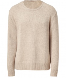 With its ultra luxurious cashmere and understated elegant shades of cream heather, Neil Barretts crew neck pullover is a timeless classic must - Rounded neckline, long sleeves, ribbed trim, classic fit - Pair with tweed blazers and oxfords With its ultra luxurious cashmere and understated elegant shades of cream heather, Neil Barretts crew neck pullover is a timeless classic must - Rounded neckline, long sleeves, ribbed trim, classic fit - Pair with tweed blazers and oxfords