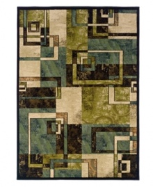 Through the layering of fresh greens and browns in a thoroughly modern composition, the Gramercy area rug from Sphinx brings lush dimension to any setting. Crafted of tough polypropylene for natural durability and effortless softness underfoot. (Clearance) Through the layering of fresh greens and browns in a thoroughly modern composition, the Gramercy area rug from Sphinx brings lush dimension to any setting. Crafted of tough polypropylene for natural durability and effortless softness underfoot. (Clearance)