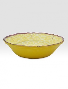 Reminiscent of French Provencal pottery, this durable melamine set is sure to become a cherished favorite for years to come.Melamine8 X 8 X 6.5Dishwasher safeDo not microwaveImported Reminiscent of French Provencal pottery, this durable melamine set is sure to become a cherished favorite for years to come.Melamine8 X 8 X 6.5Dishwasher safeDo not microwaveImported