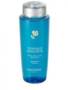 Alcohol-Free Freshener. Soothing and cooling, this alcohol-free, pH balanced freshener gently tones and refines skin without depleting the natural oils of normal/combination skin. Formulated with skin-softening distilled flower water, this refreshing formula gives skin a cool, hydrating lift. Leaves skin perfectly clean, soft and supple. Dermatologist-tested for safety. Alcohol-Free Freshener. Soothing and cooling, this alcohol-free, pH balanced freshener gently tones and refines skin without depleting the natural oils of normal/combination skin. Formulated with skin-softening distilled flower water, this refreshing formula gives skin a cool, hydrating lift. Leaves skin perfectly clean, soft and supple. Dermatologist-tested for safety.