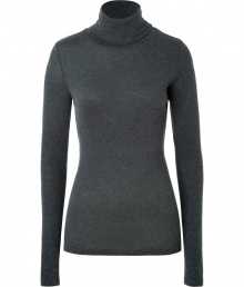 Effortlessly feminine, this super soft cotton-cashmere turtleneck from Majestic is a new-season must-have basic - Turtleneck, long sleeves - Form-fitting - Pair with skinny print jeans and edgy fashion sneakers Effortlessly feminine, this super soft cotton-cashmere turtleneck from Majestic is a new-season must-have basic - Turtleneck, long sleeves - Form-fitting - Pair with skinny print jeans and edgy fashion sneakers