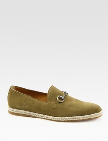 Suede with silver horsebit detail.Rubber soleMade in Italy Suede with silver horsebit detail.Rubber soleMade in Italy