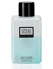 This gentle makeup remover Removes eye and lip makeup. Oil loosens makeup and water cleanses to dissolve cosmetics completely. Conditions and calms under-eye puffiness. 6.8 oz. This gentle makeup remover Removes eye and lip makeup. Oil loosens makeup and water cleanses to dissolve cosmetics completely. Conditions and calms under-eye puffiness. 6.8 oz.