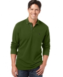 Stock up on casual staples like this subtly textured pique polo shirt from Izod and wear it all season long. (Clearance) Stock up on casual staples like this subtly textured pique polo shirt from Izod and wear it all season long. (Clearance)