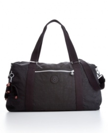 For quick overnights or weekend getaways, this soft new duffle packs away everything you need without putting the squeeze on your clothes. For quick overnights or weekend getaways, this soft new duffle packs away everything you need without putting the squeeze on your clothes.