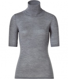 Versatile and chic, this turtleneck from Steffen Schraut is a must-have basic - Turtleneck, mid-sleeves, slim fit, long body - Wear with cropped trousers, a blazer, and platform heels Versatile and chic, this turtleneck from Steffen Schraut is a must-have basic - Turtleneck, mid-sleeves, slim fit, long body - Wear with cropped trousers, a blazer, and platform heels