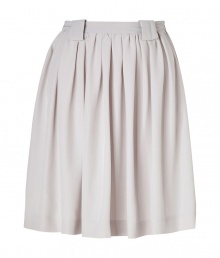 Put a feminine spin on workwear with Cacharels grey full skirt, a sweet yet sophisticated choice with endless pairing possibilities - Fitted waist, hidden side zip, belt loops - Full, fluid silhouette - Wear with knit tops, flats and carryall totes Put a feminine spin on workwear with Cacharels grey full skirt, a sweet yet sophisticated choice with endless pairing possibilities - Fitted waist, hidden side zip, belt loops - Full, fluid silhouette - Wear with knit tops, flats and carryall totes