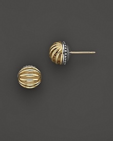 Sterling silver and 18K yellow gold earrings from the Lagos Interlude Collection.