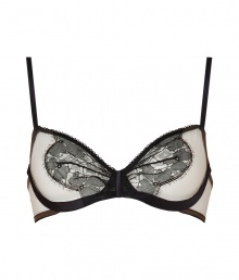 Dainty and enticing, this lace-laden La Perla bra will add a sexy kick to any look - Underwire, soft cups, satin trim, adjustable straps, back hook and eye closures - Perfect under evening ensembles or pared with matching panties for stylish lounging Dainty and enticing, this lace-laden La Perla bra will add a sexy kick to any look - Underwire, soft cups, satin trim, adjustable straps, back hook and eye closures - Perfect under evening ensembles or pared with matching panties for stylish lounging