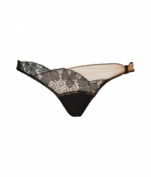 Dainty and enticing, these lace-laden La Perla briefs will add a sexy kick to any look - Scalloped waistband, floral lace-detail, semi-sheer - Perfect under virtually any outfit or with the matching bra for stylish lounging Dainty and enticing, these lace-laden La Perla briefs will add a sexy kick to any look - Scalloped waistband, floral lace-detail, semi-sheer - Perfect under virtually any outfit or with the matching bra for stylish lounging