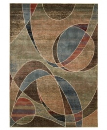 An abstract beauty in bold, blended color. Rich in artful expression, this Nourison rug is made with exclusive, premium-quality Opulon(tm) yarns to create a densely woven and strikingly luxurious pile that provides years of fade-free style. Hand-carved details add textural interest. An abstract beauty in bold, blended color. Rich in artful expression, this Nourison rug is made with exclusive, premium-quality Opulon(tm) yarns to create a densely woven and strikingly luxurious pile that provides years of fade-free style. Hand-carved details add textural interest.