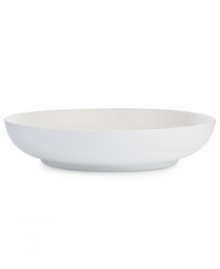 Full of possibilities, this ultra-versatile Colorwave serving bowl from Noritake is crafted of hardy stoneware with a half glossy, half matte finish in pure white. Mix and match with coupe and square shapes or any of the other Colorwave shades. Full of possibilities, this ultra-versatile Colorwave serving bowl from Noritake is crafted of hardy stoneware with a half glossy, half matte finish in pure white. Mix and match with coupe and square shapes or any of the other Colorwave shades.