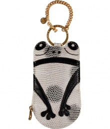 For an ultra cute way to stash away your loose change, opt for Marc by Marc Jacobs cheeky frog coin purse - Zip closure, engraved logo key ring, chain-link detail with logo charm and lobster-claw closure for keys - Perfect for staying organized or giving as a fun holiday gift For an ultra cute way to stash away your loose change, opt for Marc by Marc Jacobs cheeky frog coin purse - Zip closure, engraved logo key ring, chain-link detail with logo charm and lobster-claw closure for keys - Perfect for staying organized or giving as a fun holiday gift