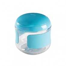 A convenient, on-the-go snack cup, great for car trips or extended strolls downtown, with non-slip handles that are perfectly shaped for a toddler's grip. A convenient, on-the-go snack cup, great for car trips or extended strolls downtown, with non-slip handles that are perfectly shaped for a toddler's grip.