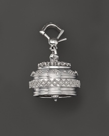 Inspired by Zen philosophy, this intricately detailed, polished finish sterling silver meditation bell from Paul Morelli jingles softly. Inspired by Zen philosophy, this intricately detailed, polished finish sterling silver meditation bell from Paul Morelli jingles softly.