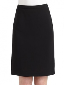 THE LOOKBanded elastic waist Slim silhouetteBack zip closure with button tabBack vented hemTHE FITAbout 23 longTHE MATERIAL95% polyester/5% polyurethaneCARE & ORIGINDry cleanMade in ItalyModel shown is 5'9½ (176cm) wearing US size 4. THE LOOKBanded elastic waist Slim silhouetteBack zip closure with button tabBack vented hemTHE FITAbout 23 longTHE MATERIAL95% polyester/5% polyurethaneCARE & ORIGINDry cleanMade in ItalyModel shown is 5'9½ (176cm) wearing US size 4.