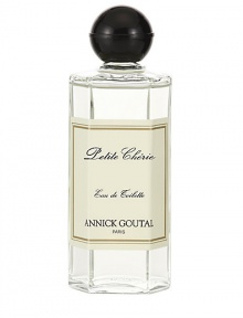 SOURCE OF INSPIRATION: Annick Goutal created this fragrance for her daughter as a young girl that she always named Petite Chérie. A fruity floral scent that recalls purity and boldness. A breath of this fragrance makes you want to cover it with kisses. WORDS TO DESCRIBE IT: Sweet, musky and cheeky. Mischievous, irresistible, delicious, daring, fresh. The perfume you want to kiss. 4.2 oz. SOURCE OF INSPIRATION: Annick Goutal created this fragrance for her daughter as a young girl that she always named Petite Chérie. A fruity floral scent that recalls purity and boldness. A breath of this fragrance makes you want to cover it with kisses. WORDS TO DESCRIBE IT: Sweet, musky and cheeky. Mischievous, irresistible, delicious, daring, fresh. The perfume you want to kiss. 4.2 oz.