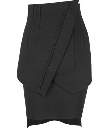 Luxurious pencil skirt in black wool blend - by Givenhcy, THE new hip French couture label for a cool and modern classic - new cut: high at the waist with eye-catching accentuating details - feminine pencil cut, figure hugging cut in knee length - a favorite which can be styled for all occasions - noble styling: with a blouse and pumps. sexy styling: with peep toes and a biker jacket Luxurious pencil skirt in black wool blend - by Givenhcy, THE new hip French couture label for a cool and modern classic - new cut: high at the waist with eye-catching accentuating details - feminine pencil cut, figure hugging cut in knee length - a favorite which can be styled for all occasions - noble styling: with a blouse and pumps. sexy styling: with peep toes and a biker jacket