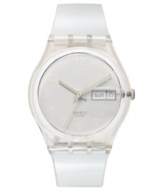 Keep your seasonal look as fresh as the driven snow with this Snowcovered collection Swatch watch. Keep your seasonal look as fresh as the driven snow with this Snowcovered collection Swatch watch.