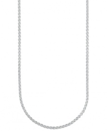 Make the connection. Giani Bernini's baby rolo chain is set in sterling silver for a stunning look to hold any ensemble together. Approximate length: 20 inches. Make the connection. Giani Bernini's baby rolo chain is set in sterling silver for a stunning look to hold any ensemble together. Approximate length: 20 inches.